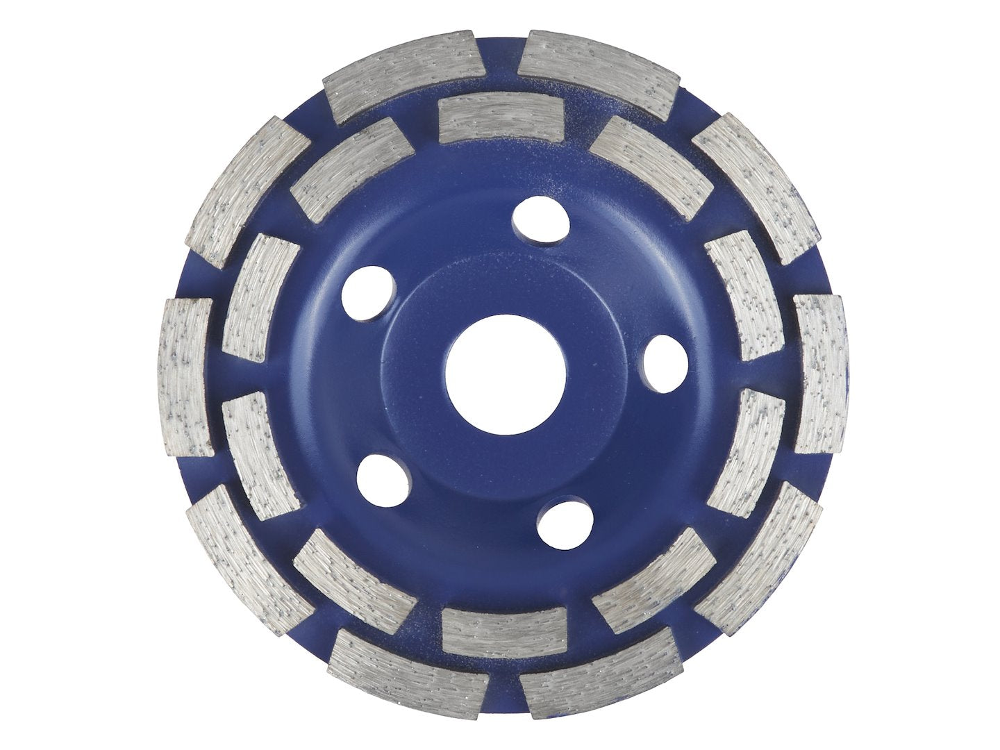 Disco abrasivo diamantato universale per levigatura cemento calcestruzzo, granito e marmo, doppia fila, diametro 125 x 22.23 mm, Geko