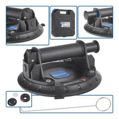 Ventosa vacuum a pompa con manometro, carico: 150 kg, 200 mm