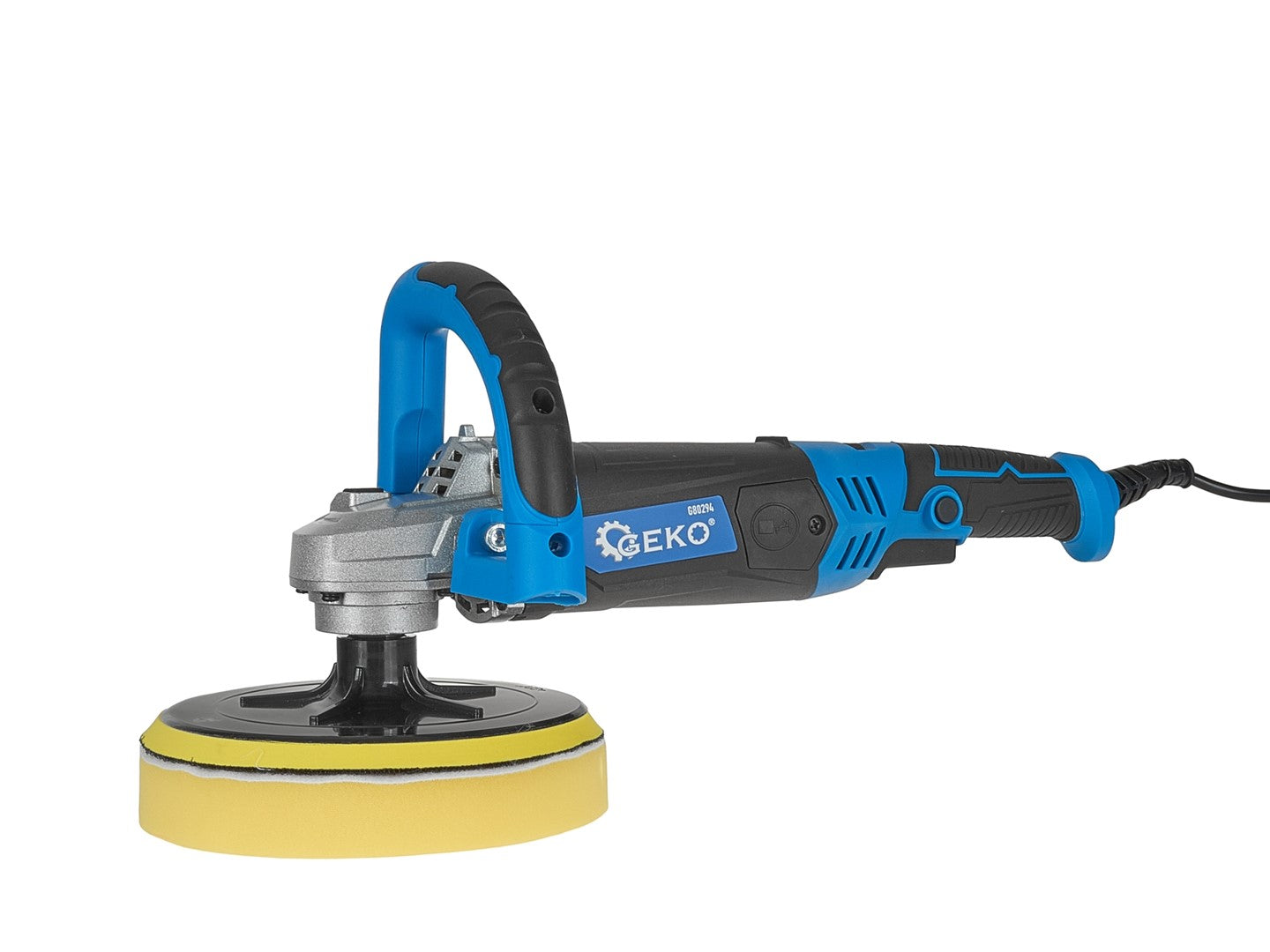 Lucidatrice elettrica, 4800 giri/min, 5 velocità regolabili, elettrica, maniglia a D e impugnatura laterale, platorello da 180 mm, per auto e mobili, 1200 W