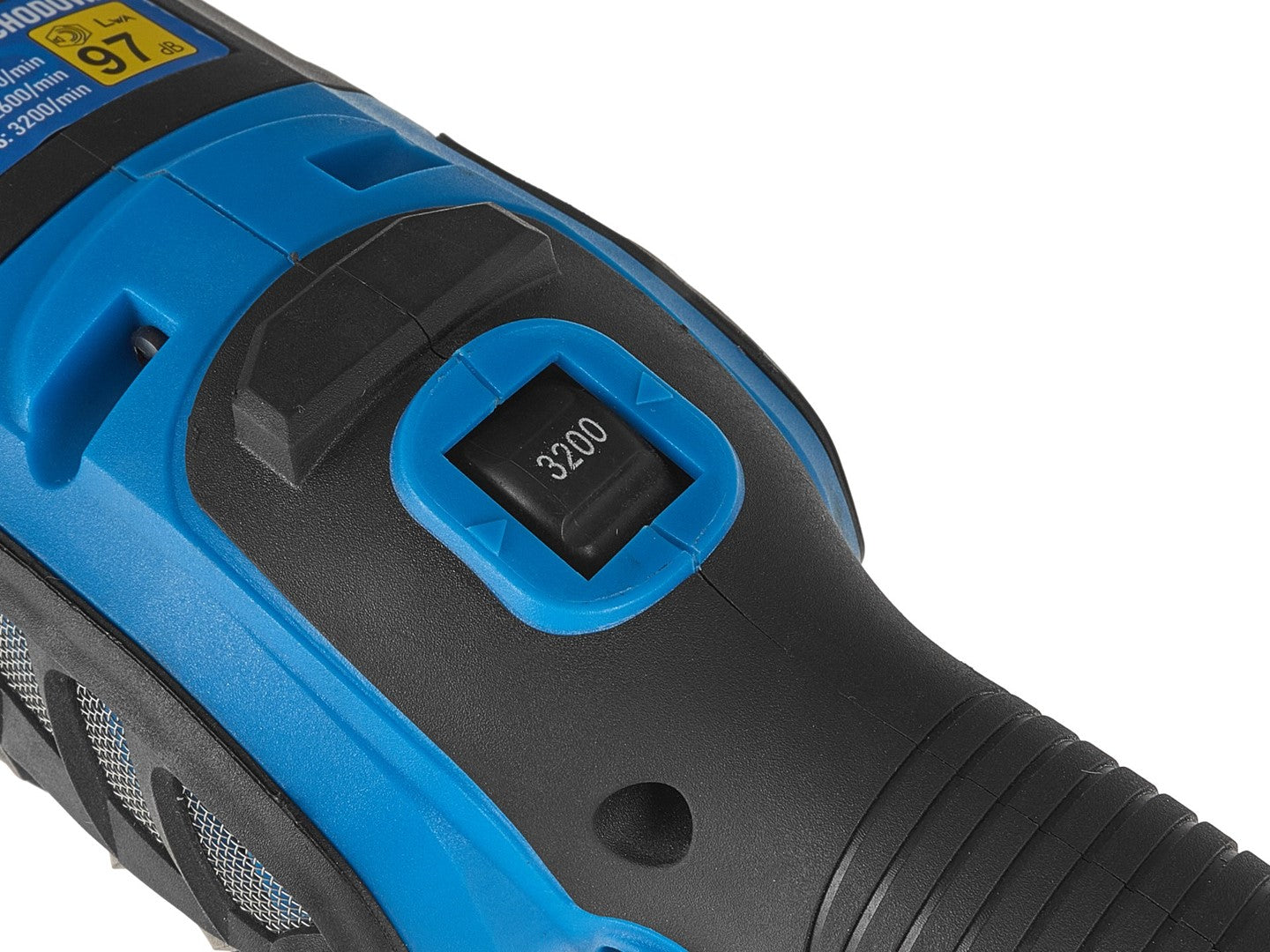 Lucidatrice elettrica, 3200 giri/min, velocità regolabili, elettrica, maniglia a D e impugnatura laterale, platorello da 180 mm, per auto e mobili, 1400 W