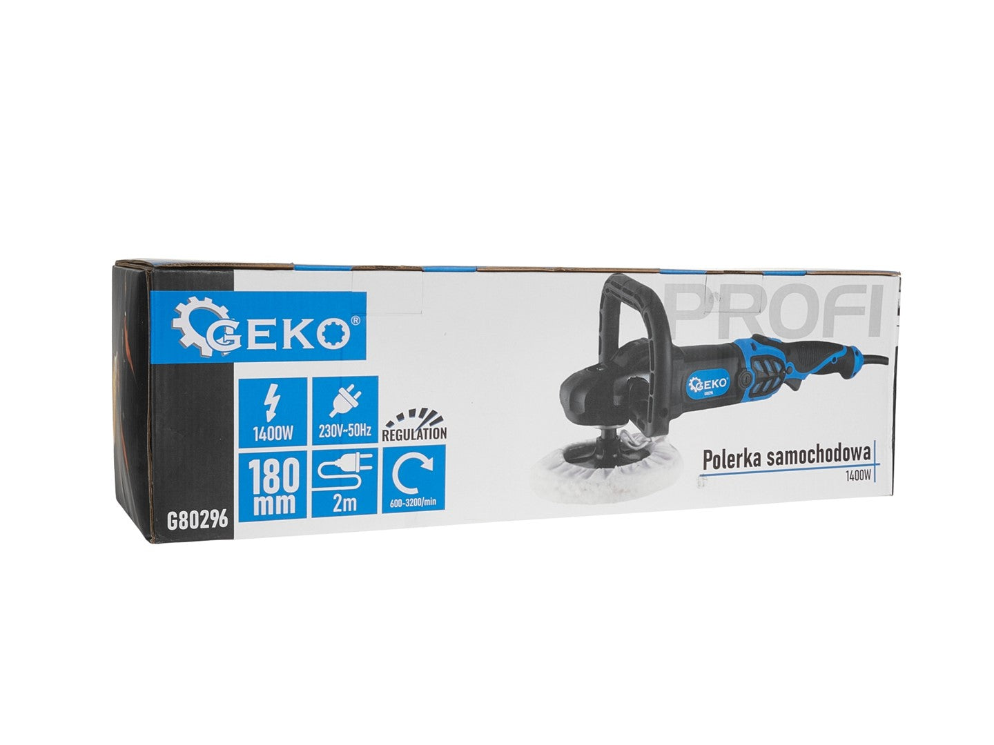 Lucidatrice elettrica, 3200 giri/min, velocità regolabili, elettrica, maniglia a D e impugnatura laterale, platorello da 180 mm, per auto e mobili, 1400 W