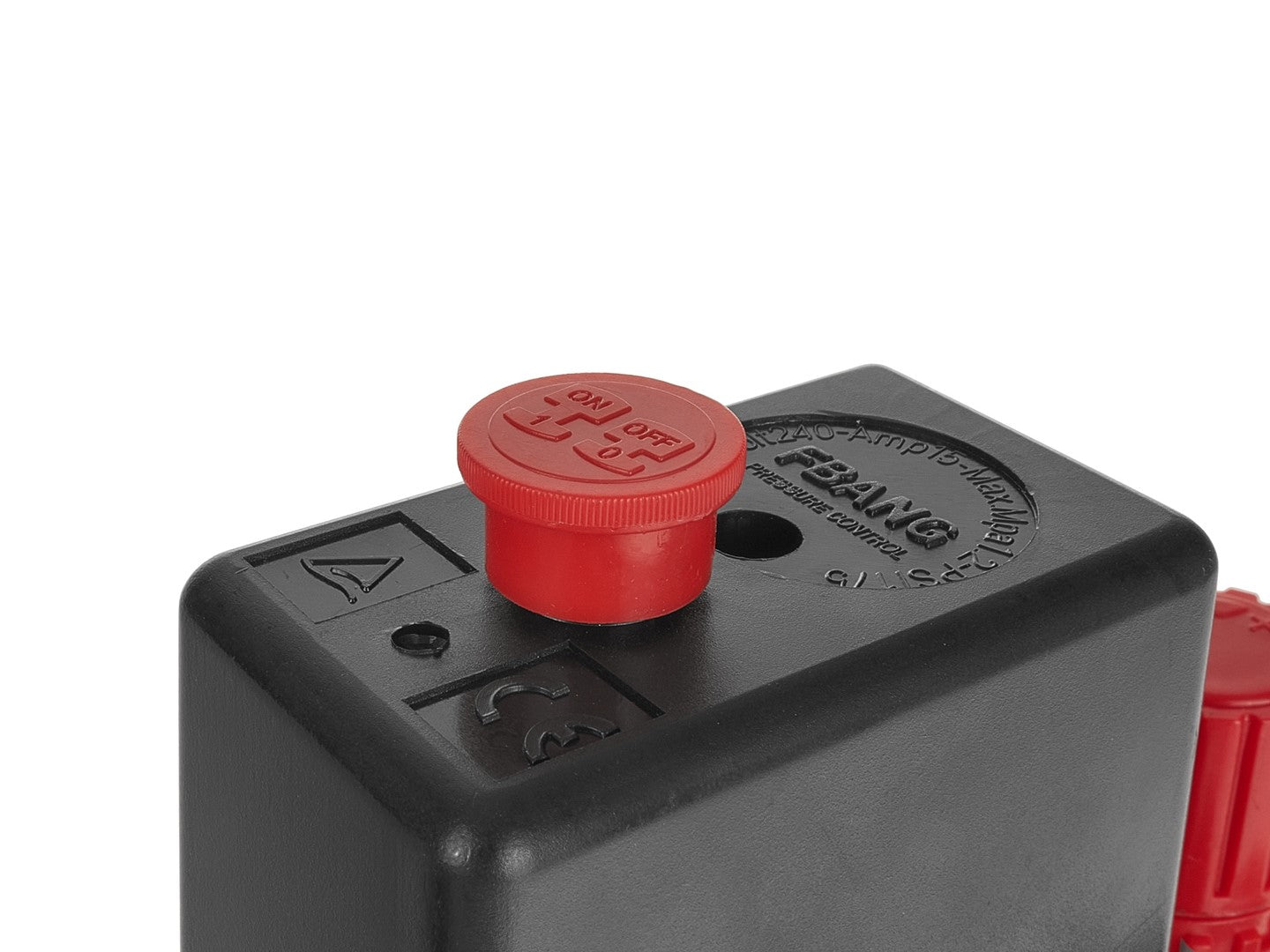 Regolatore di pressione con pressostato per compressore e 2 display manometri, pressostato compressore d'aria, universale
