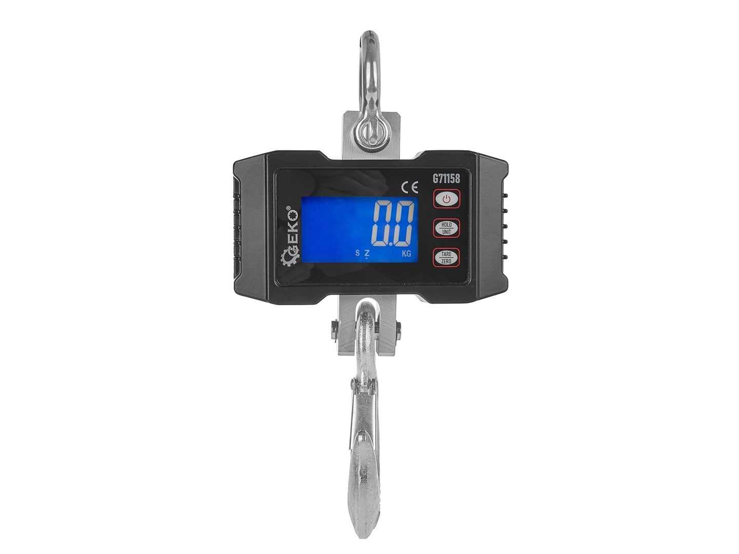Bilancia elettronica-dinamometro per gru 1000 kg 2000 lb bilancia da gru digitale con telecomando, schermo lcd Geko