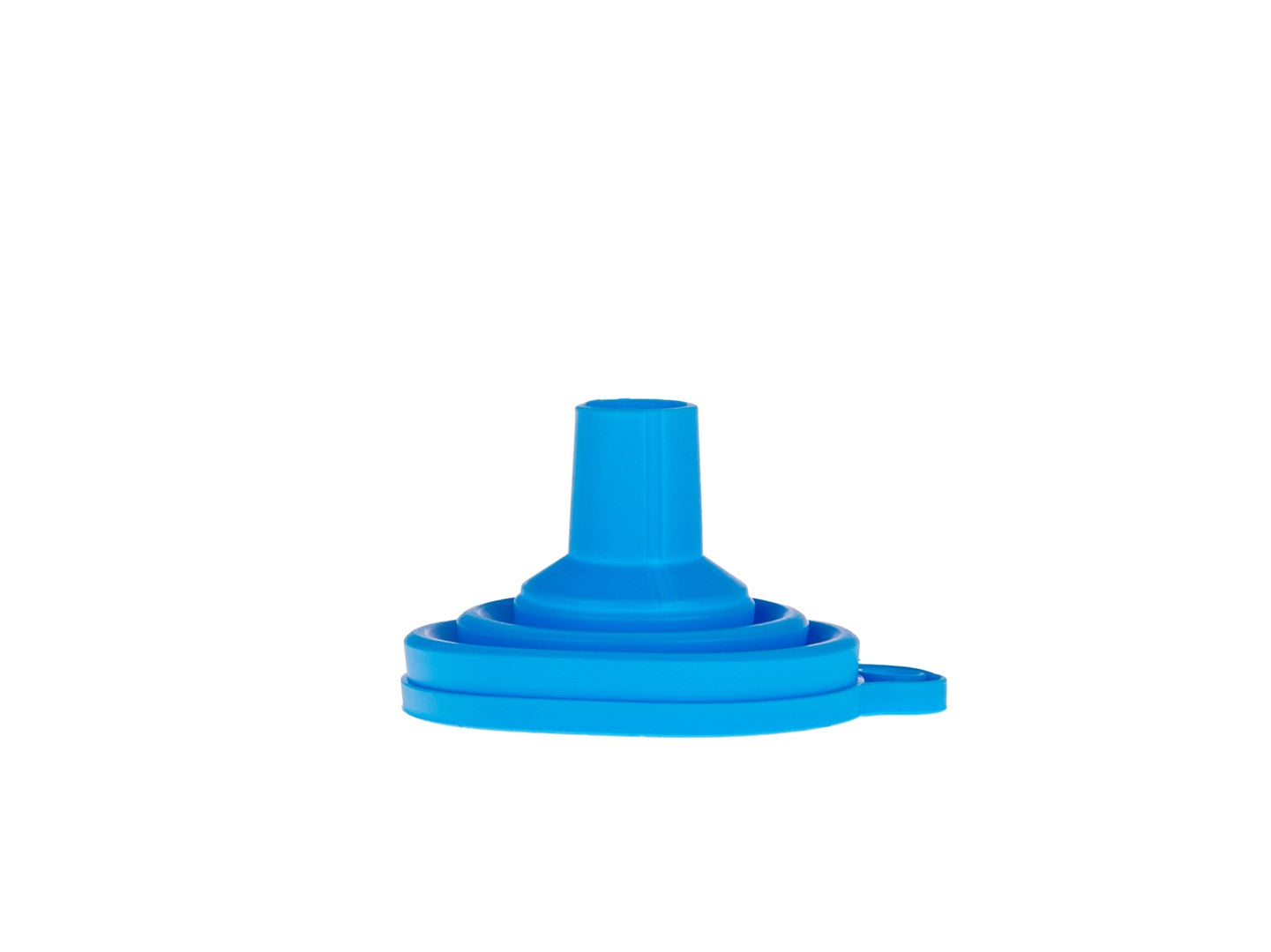 Imbuto pieghevole in silicone, blu 70 mm Geko
