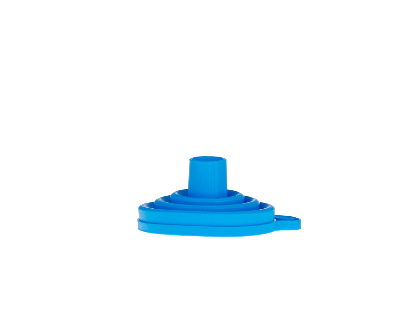 Imbuto pieghevole in silicone, blu 70 mm Geko