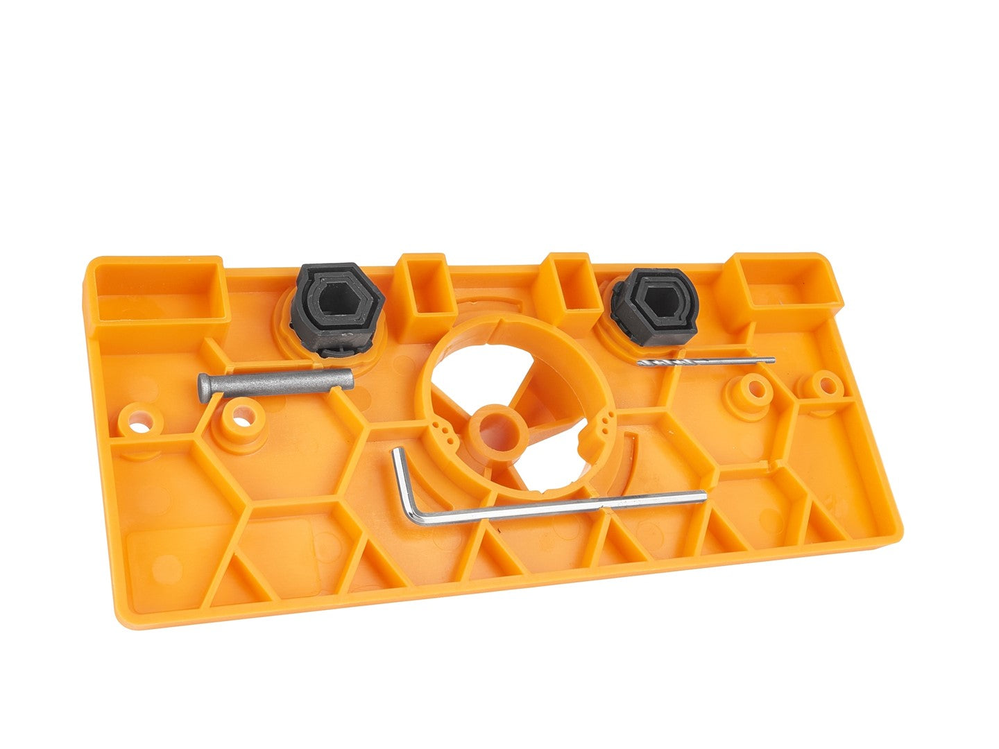 Dima per fori a tasca, set di guide cerniera trapano nascosta a tazza, serie fori strumenti di lavorazione del legno, dima cerniere per installazione cerniere ante armadio mobile, 5 pezzi