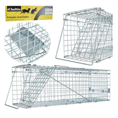 Trappola pieghevole per faine,donnole e ratti  60 x 21 x 18 cm Keltin
