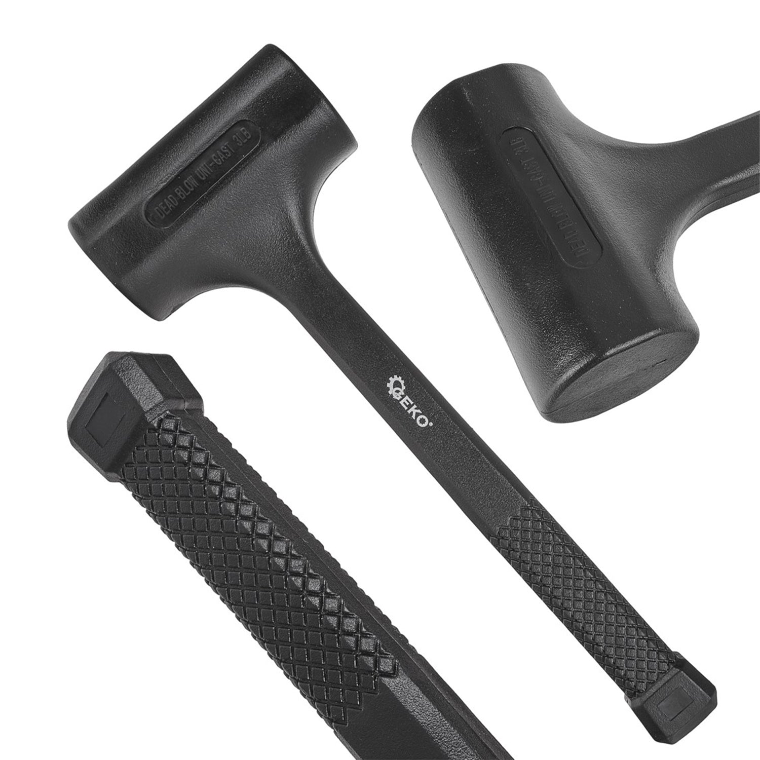Martello in gomma professionale per campeggio e piastrelle antivibrazioni e antimacchie, attrezzi piastrellista, 60 mm 1350 g