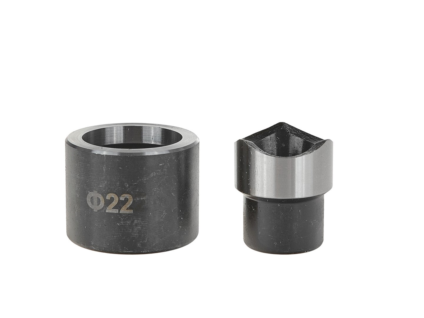 Punzone idraulico hydraulic knockout kit 22–60 mm, 10 t, punzonatrice idraulica in acciaio inox, strumento di perforazione per condotto elettrico, kit di punzonatrice idraulica per perforazione, Geko
