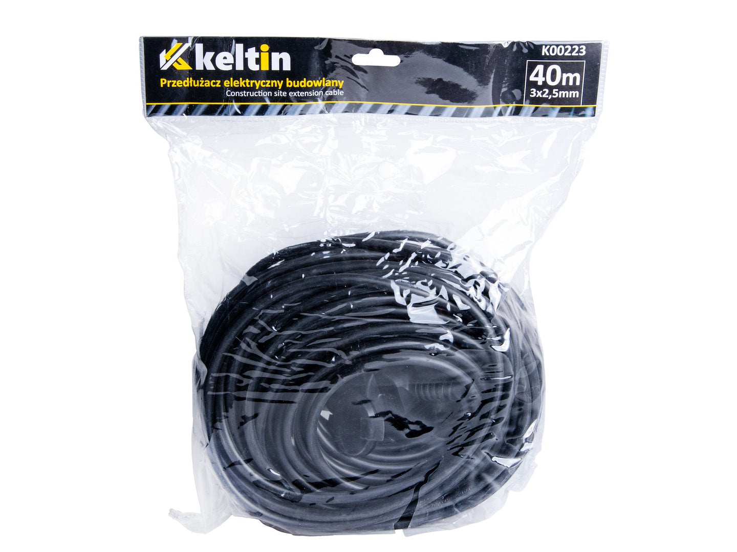 Prolunga elettrica 3 × 2,5 mm 40 m ip44,cavo prolunga corrente elettrica senza avvolgicavo