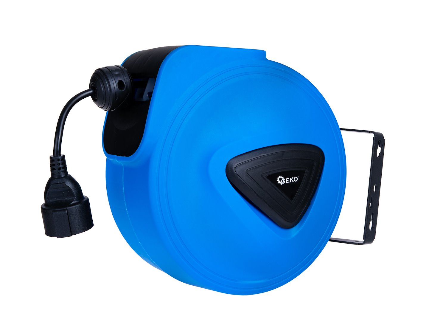 Avvolgicavo elettrico automatico a molla con staffa per fissaggio a muro 3 × 1,5 mm 15 m