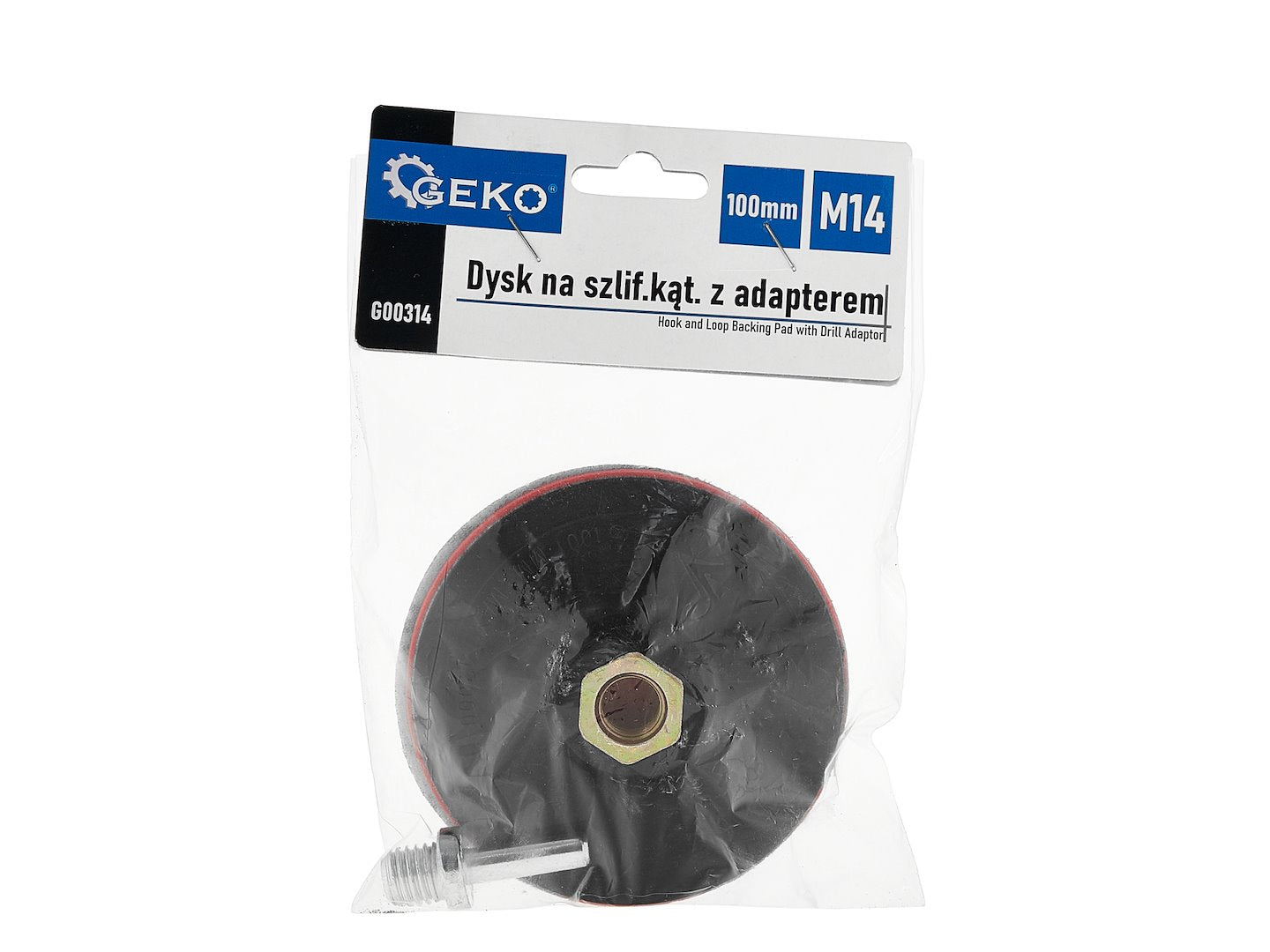 Platorello abrasivo ,disco per levigatura 100 mm M14, Geko