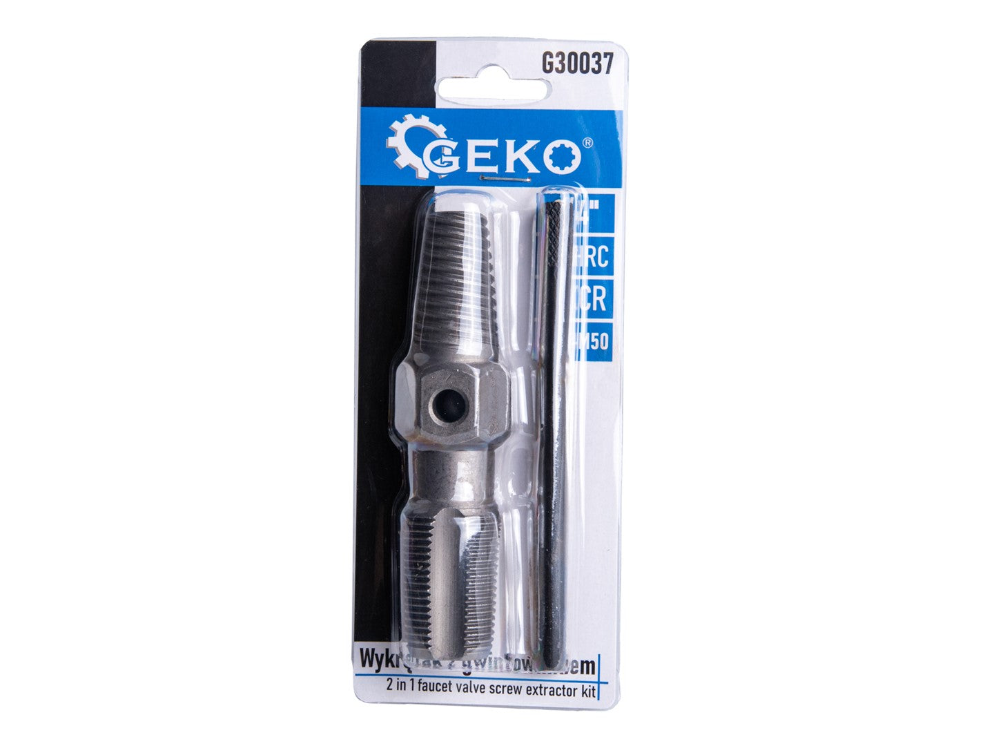 Estrattore per viti da 3/4" pollici per tubi, per rimuovere viti danneggiate e riparare raccordi per tubi filettati, tubatura filettatura di riparazione, Geko