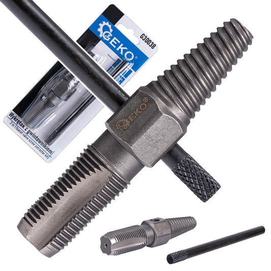 Estrattore per viti da 1/2" pollici per tubi, per rimuovere viti danneggiate e riparare raccordi per tubi filettati, tubatura filettatura di riparazione, Geko