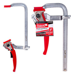Morsetto a cricchetto multiuso per impieghi gravosi F, clip di fissaggio per lavorazione del legno, accessorio per falegname, 160x80 mm