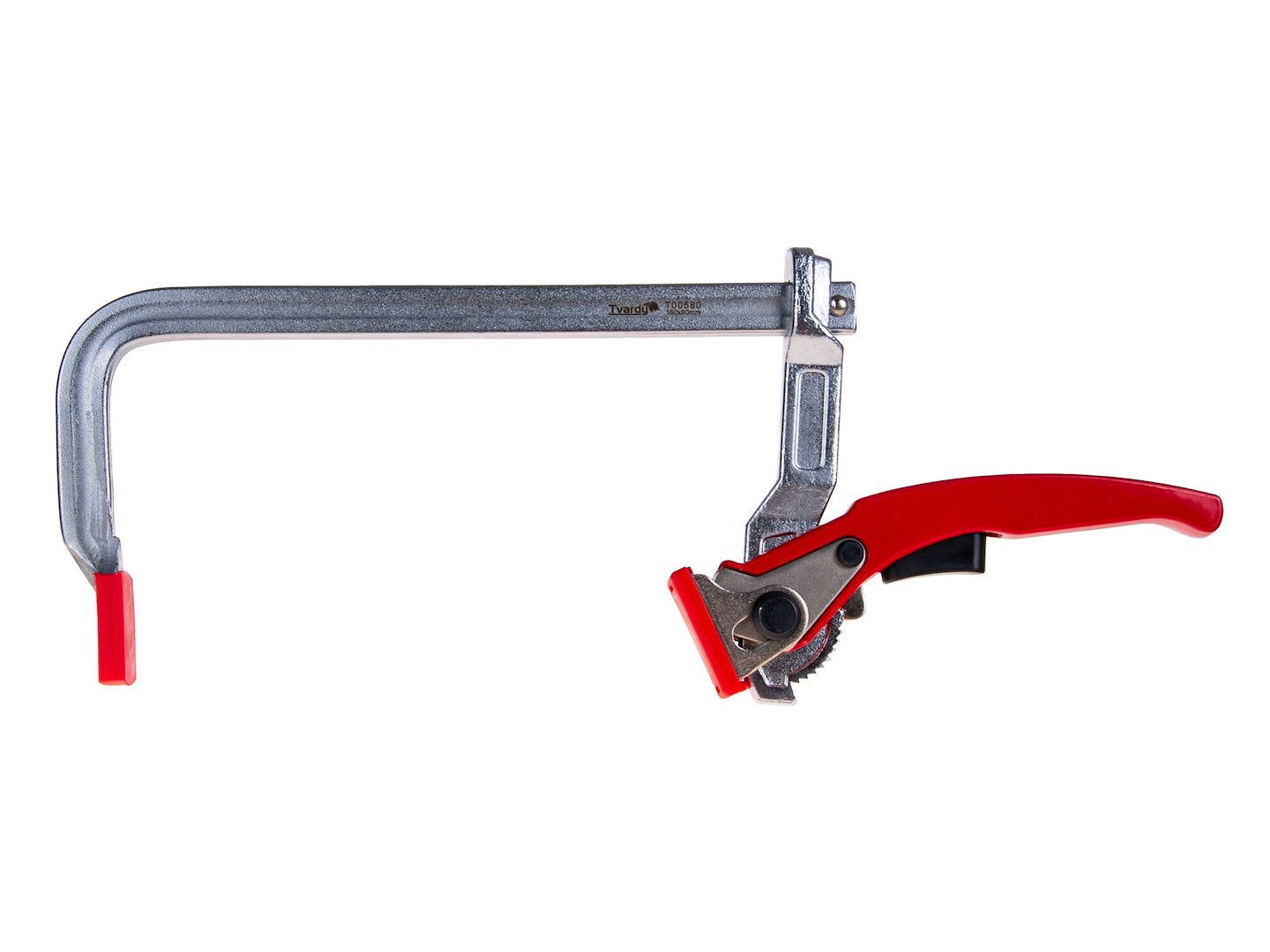 Morsetto a cricchetto multiuso per impieghi gravosi F, clip di fissaggio per lavorazione del legno, accessorio per falegname, 160x80 mm