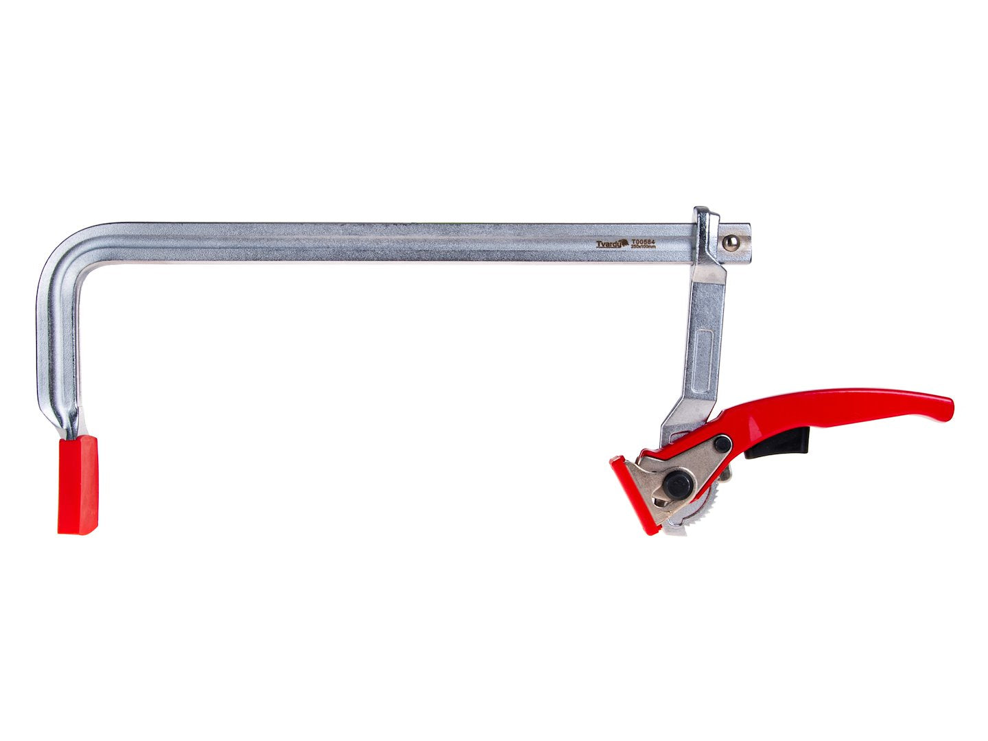 Morsetto a cricchetto multiuso per impieghi gravosi F, clip di fissaggio per lavorazione del legno, accessorio per falegname, 250x100 mm