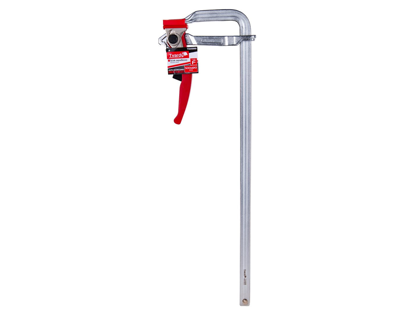Morsetto a cricchetto multiuso per impieghi gravosi F, clip di fissaggio per lavorazione del legno, accessorio per falegname, 500x120 mm