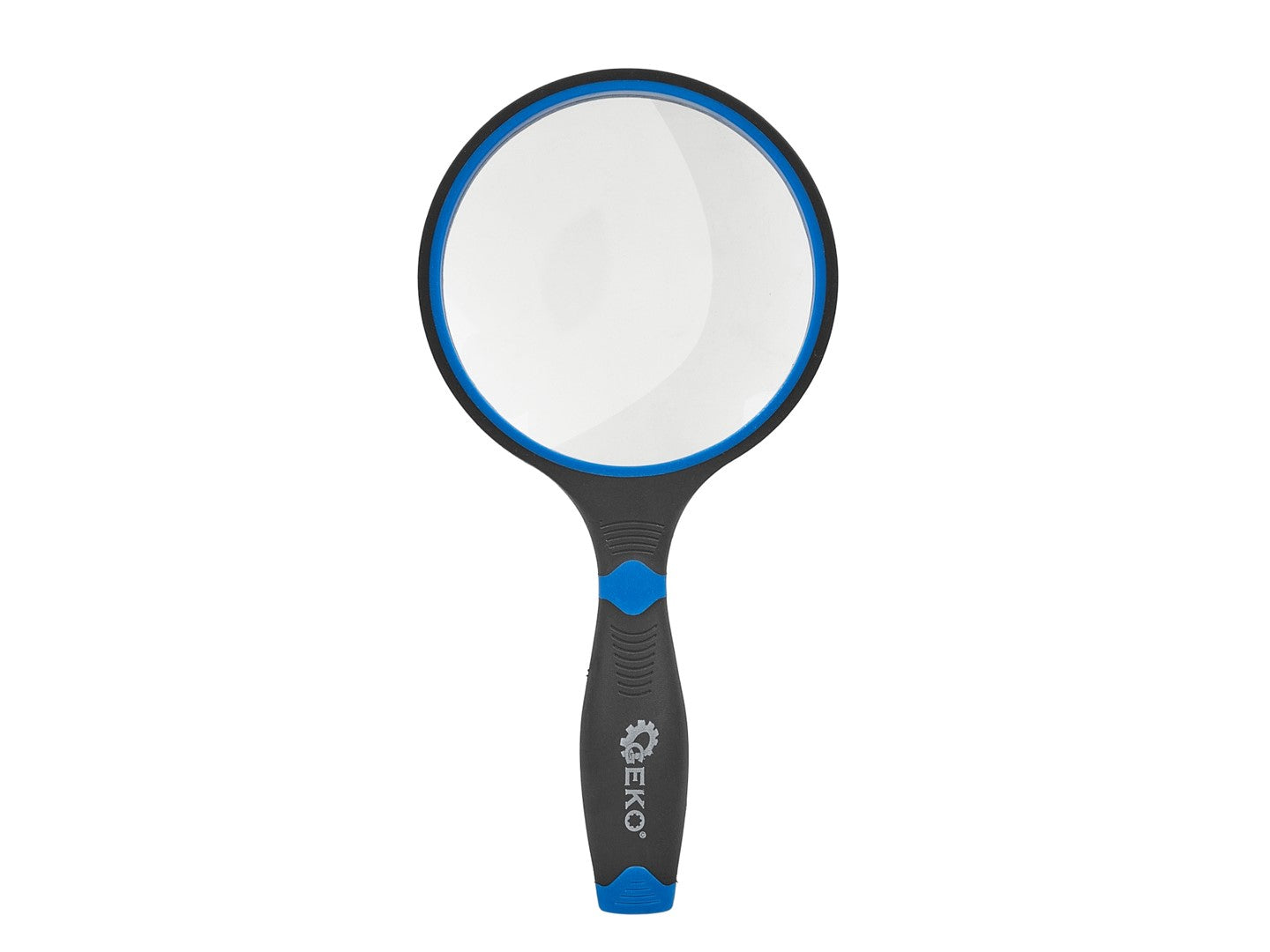 Lente d'ingrandimento portatile professionale, ingrandimento 3x, con impugnatura-manico in gomma morbida e antiscivolo, diametro di 100 mm, ideale per leggere, anziani, bambini, artigianato, insetti, scienza, Geko