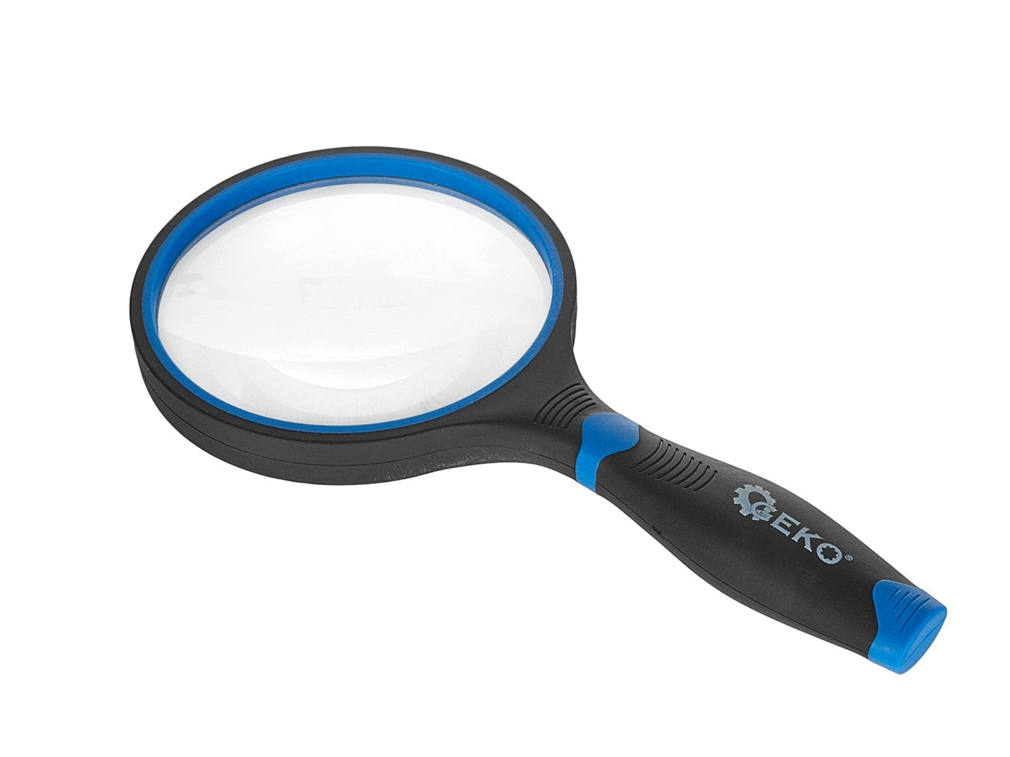 Lente d'ingrandimento portatile professionale, ingrandimento 3x, con impugnatura-manico in gomma morbida e antiscivolo, diametro di 100 mm, ideale per leggere, anziani, bambini, artigianato, insetti, scienza, Geko