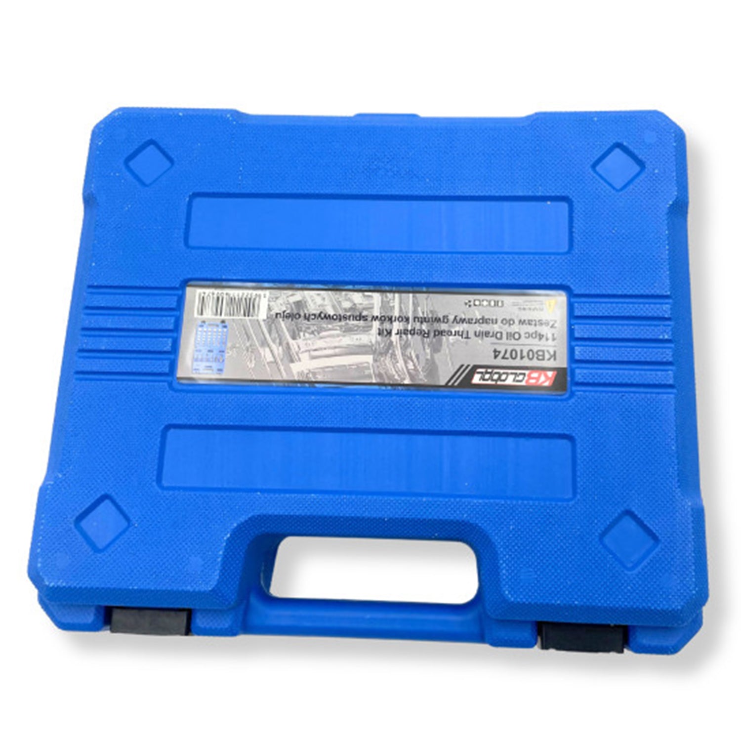 Attrezzi per riparazione filettatura auto, kit di riparazione per coppa dell'olio m13 - m22, kit di riparazione filettatura coppa olio tappo di scarico cambio, strumento di rifilettatura, 114 pezzi