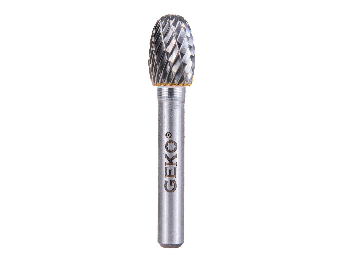 Set di 6 frese su gambo in carburo di tungsteno, kit frese rotanti, testa di affilatura per lucidatura metalli, incisione, foratura, 6 mm Geko
