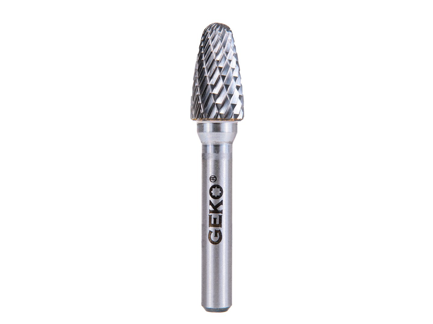 Set di 6 frese su gambo in carburo di tungsteno, kit frese rotanti, testa di affilatura per lucidatura metalli, incisione, foratura, 6 mm Geko