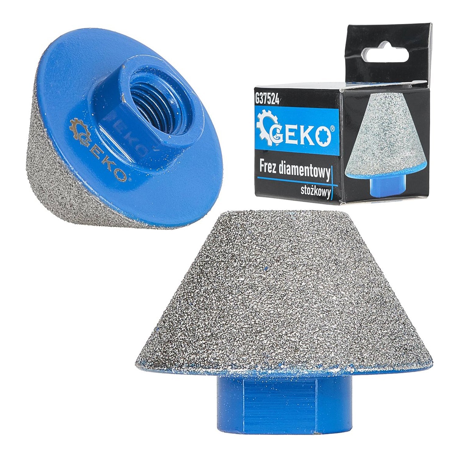 Fresa conica diamantata mondrillo FPS per rifinitura fori gres, diametro 20–48 mm M14