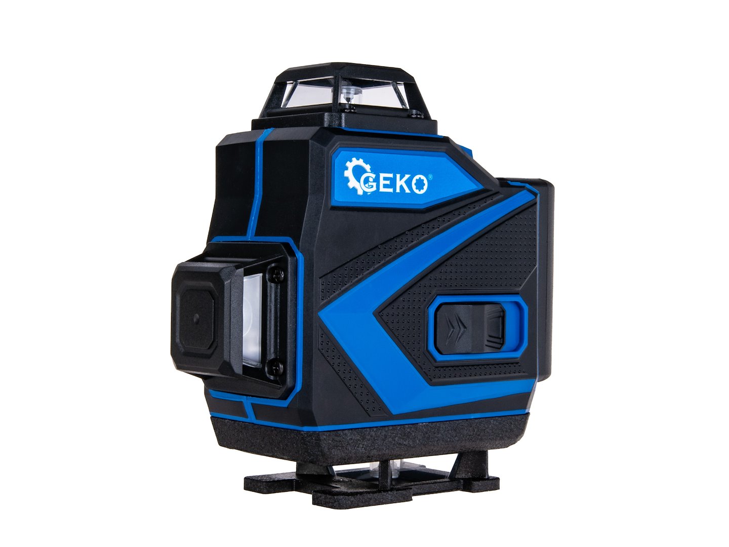 Livella laser 4D a 360° autolivellante 16 linee  orizzontali e verticali con  2 batterie ricaricabili da 3000 mAh e con telecomando Geko