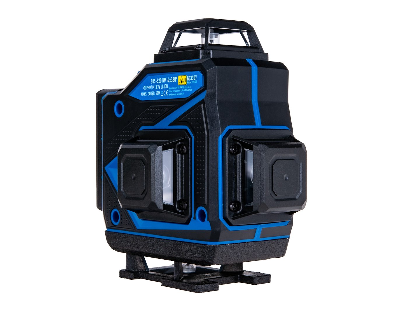 Livella laser 4D a 360° autolivellante 16 linee  orizzontali e verticali con  2 batterie ricaricabili da 3000 mAh e con telecomando Geko