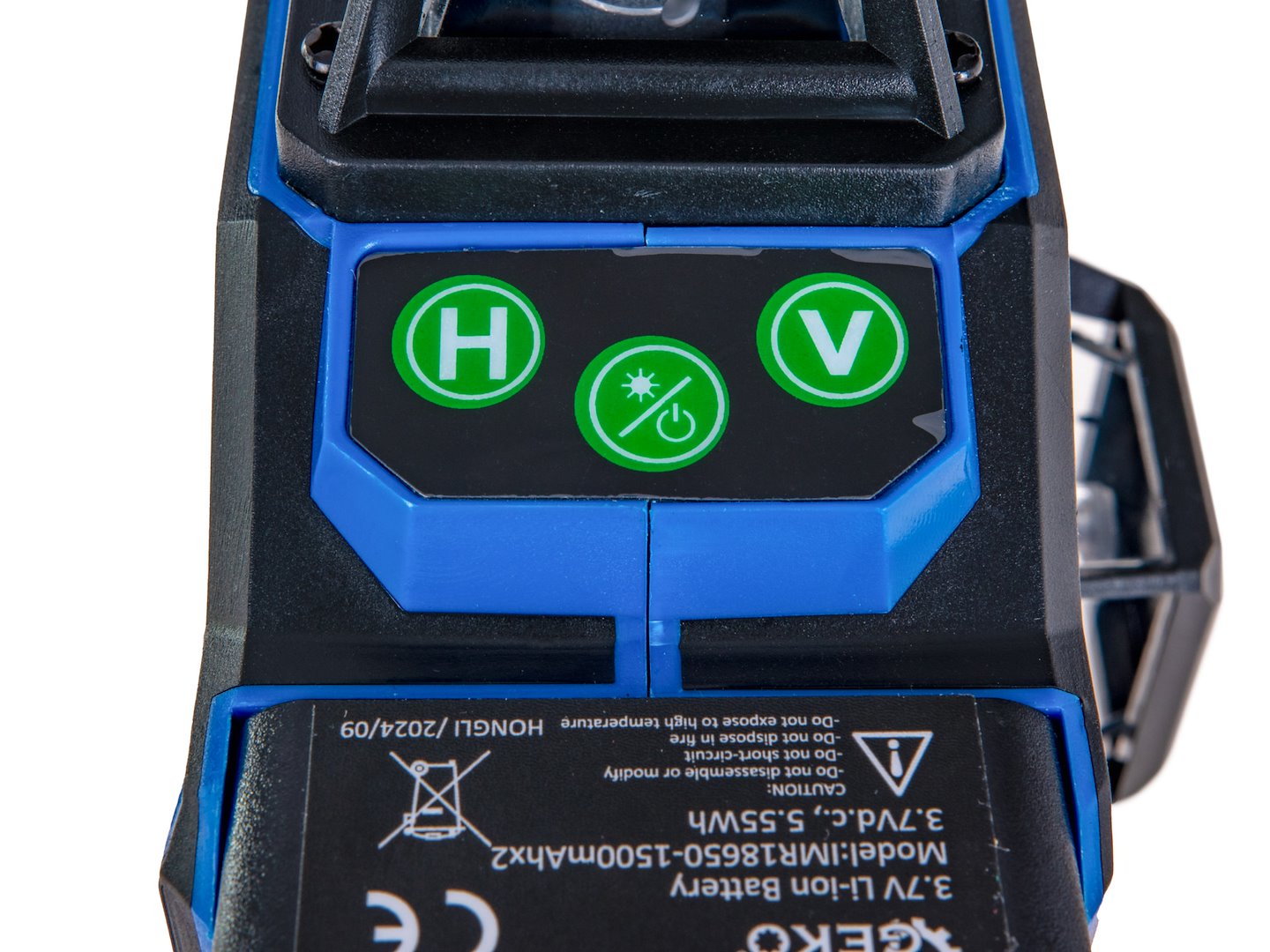 Livella laser 4D a 360° autolivellante 16 linee  orizzontali e verticali con  2 batterie ricaricabili da 3000 mAh e con telecomando Geko