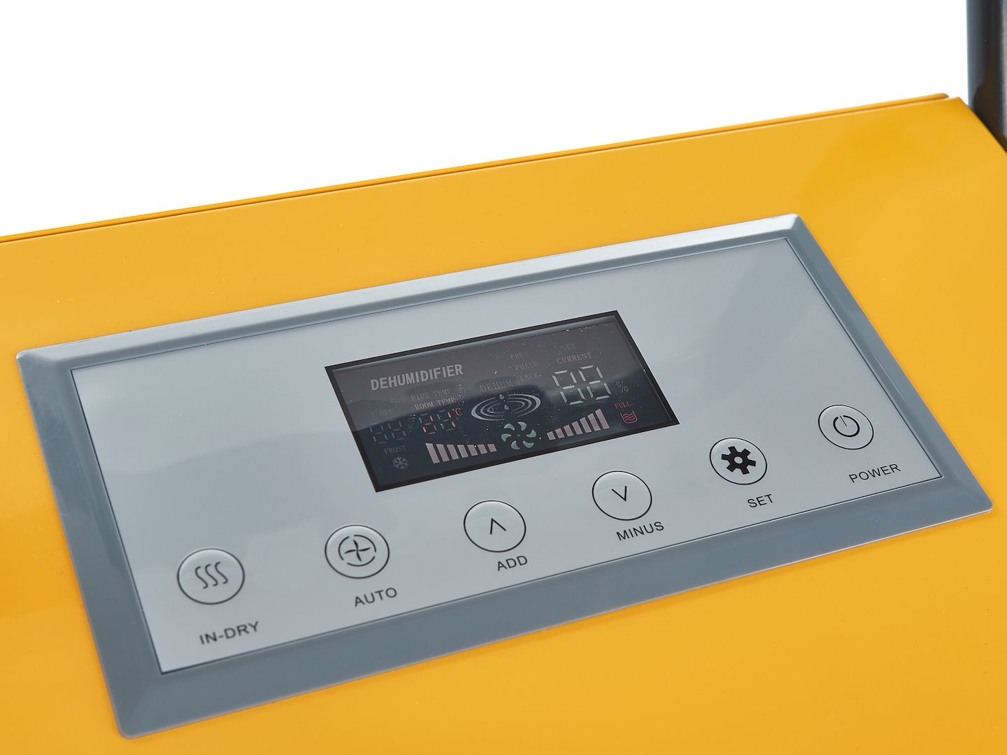 Deumidificatore industriale professionale elettrico: 50 l/24 h, 50–120 m², 650 W per grandi ambienti, controllo dell'umidità regolabile, antimuffa portatile con ruote per casa/bagno/ufficio/garage/cantina/stanza/armadio