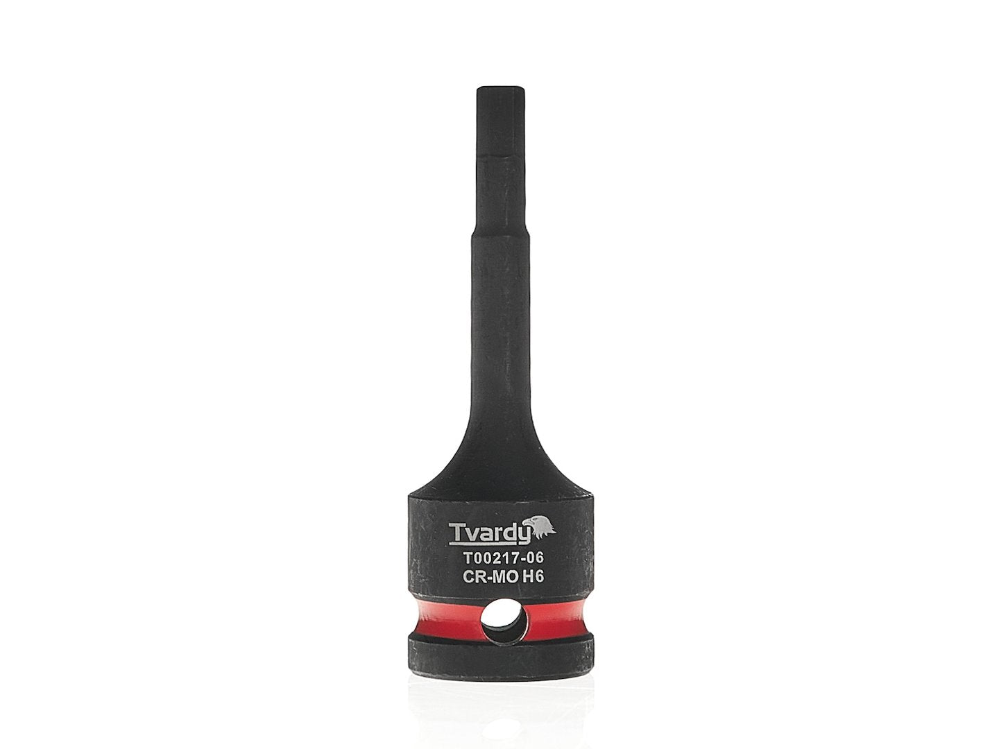 Chiave a bussola a impatto esagonale HEX, lunga, chiave a bussola esagonale d'impatto, H6 presa 1/2" attacco, Cr-Mo, per chiave dinamometrica, chiave a cricchetto e avvitatore a batteria, Tvardy