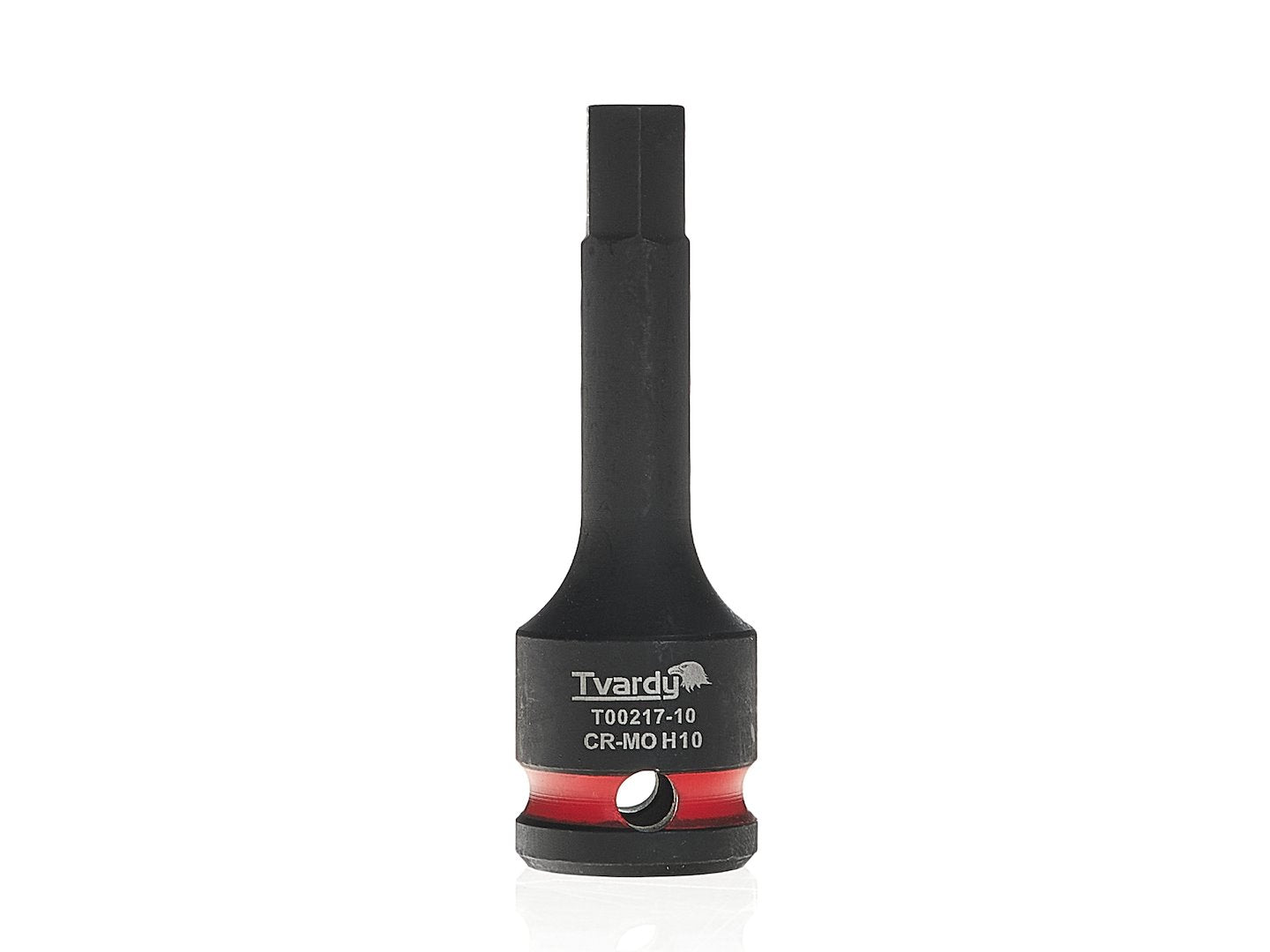 Chiave a bussola a impatto esagonale HEX, lunga, chiave a bussola esagonale d'impatto, H10 presa 1/2" attacco, Cr-Mo, per chiave dinamometrica, chiave a cricchetto e avvitatore a batteria, Tvardy