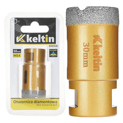 Punta diamantata per piastrelle 30 mm x M14 piastrelle, gres porcellanato, ceramica per smerigliatrice angolare qualità premium, Keltin