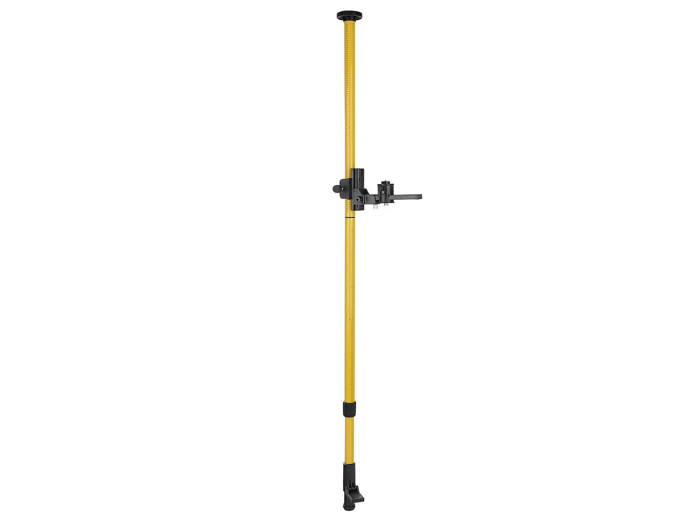 Asta telescopica per livella laser regolabile altezza estensibile dal pavimento al soffitto 4,2 m Geko con supporto