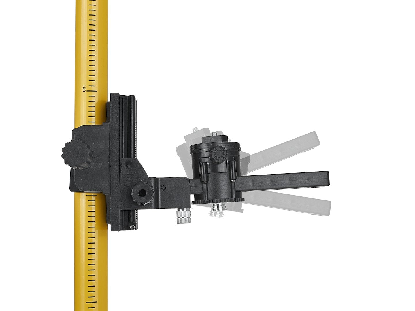 Asta telescopica per livella laser regolabile altezza estensibile dal pavimento al soffitto 4,2 m Geko con supporto