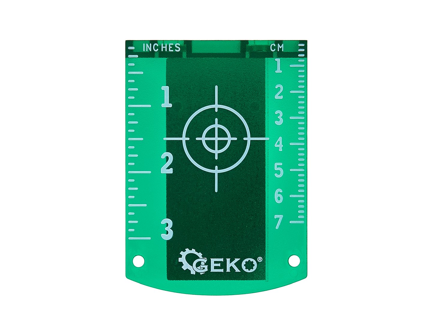 Piastra bersaglio verde riflettente con magneti e scala,livella laser, bersaglio magnetico,