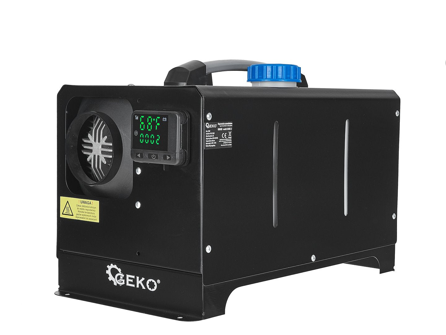 Riscaldatore a gasolio portatile 12v/230v 12kw, riscaldatore diesel ,generatore aria calda gasolio per camper, tenda, campeggio, parcheggio, dotato di monitor LCD con telecomando