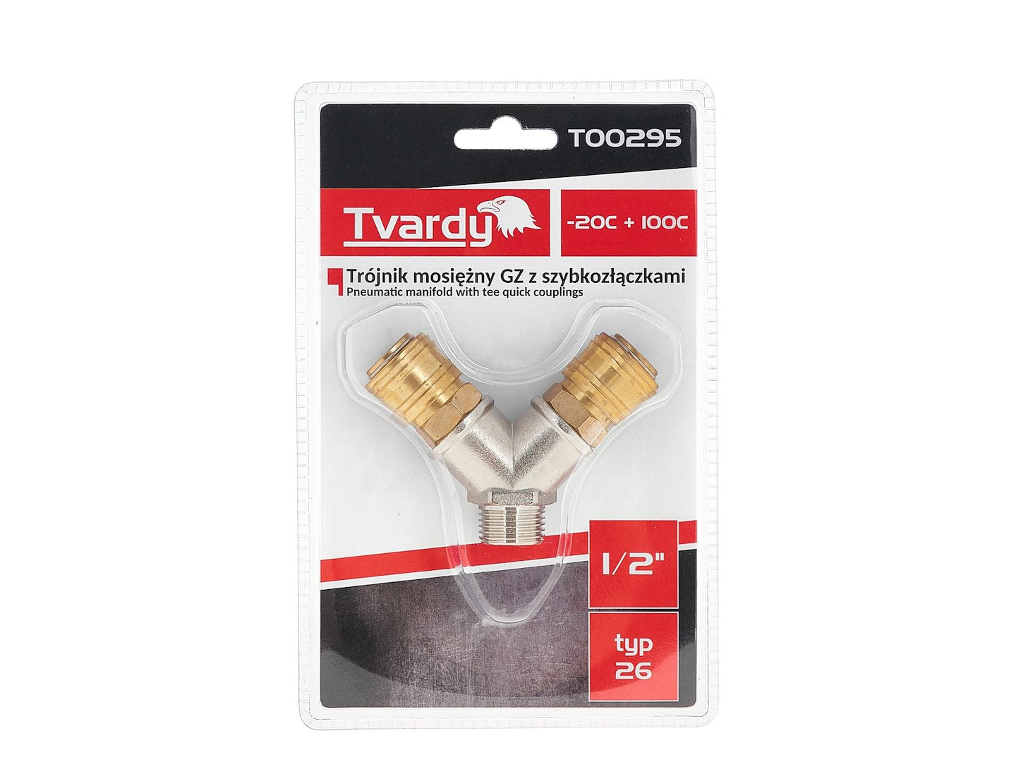 Distributore aria compressa, tubo compressore attacco rapido a 2 vie, raccordi rapidi aria compressa con connettori da 1/2 pollici, in ottone e acciaio zincato, raccordo aria compressa