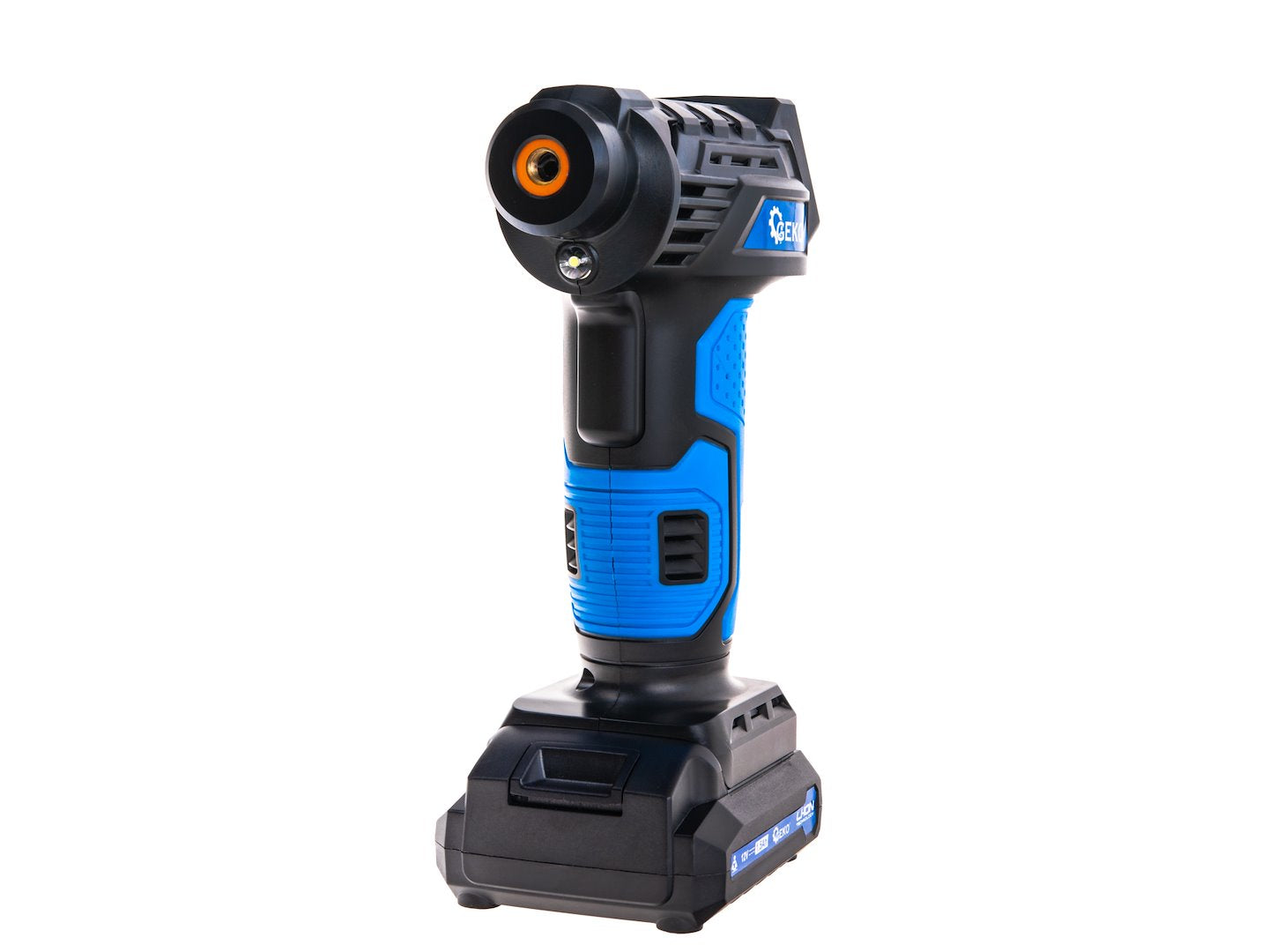 Compressore aria portatile senza fili, gonfiatore pneumatici per auto, moto e bicicletta con manometro lcd, luce led, batteria 12V ricaricabile