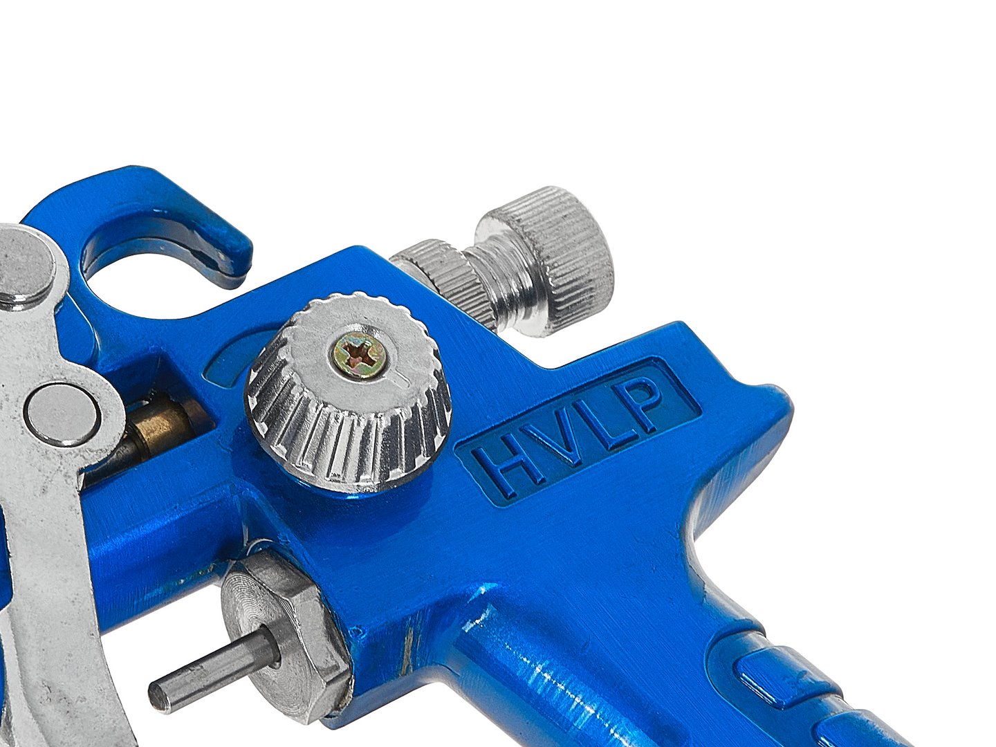 Pistola verniciatura a spruzzo HVLP con regolatore di pressione ,serbatoio 125 ml, ugello 0,8 mm