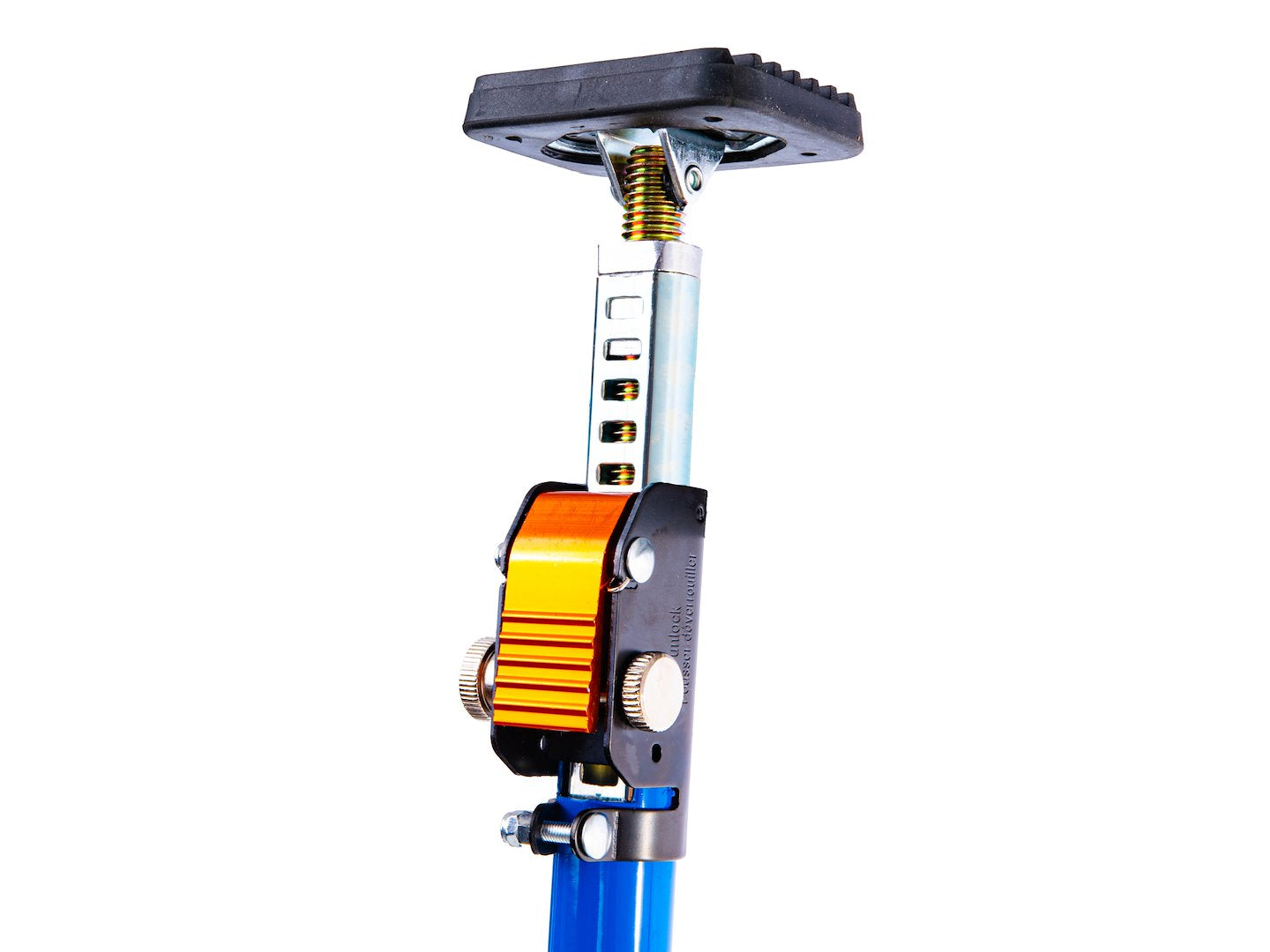 Supporto per montaggio, sostegno a soffitto puntello per solai telescopico di sostegno, per montaggio lastre, lunghezza regolabile 160–290 cm, portata 60 kg, Geko