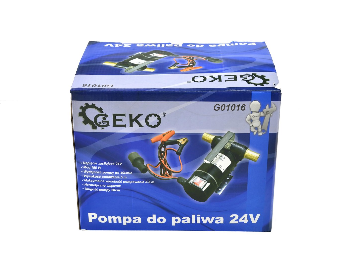 Pompa  autoadescante per trasferimento gasolio 24 V ,pompa di travaso Geko