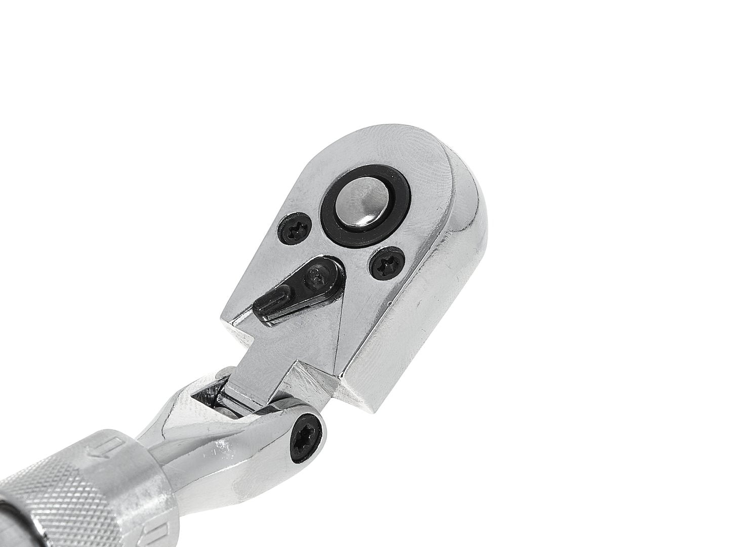 Cricchetto telescopico da 1/4" 210–278 mm, in acciaio Cr-V, chiave a cricco telescopica con 72 denti, testa snodata