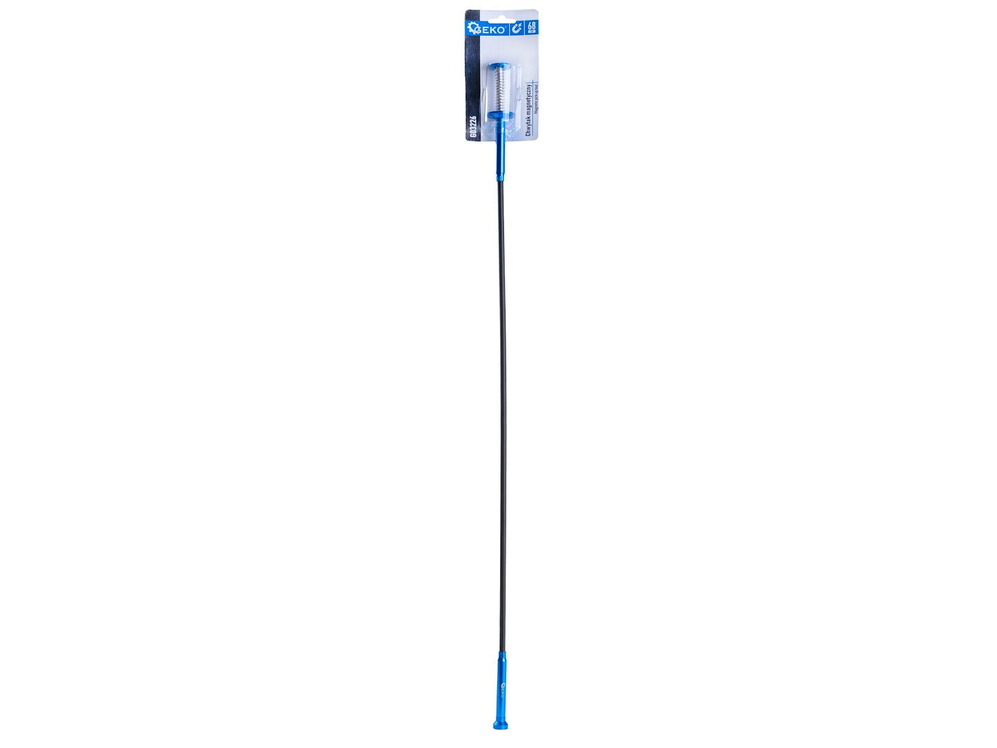 Strumento magnetico flessibile per raccogliere oggetti di ferro, strumento magnetico flessibile per la raccolta di piccole parti, raccoglitore di oggetti metallici, ideale per garage, auto e fai da te, a 4 artigli e LED, acciaio Cr-V e alluminio