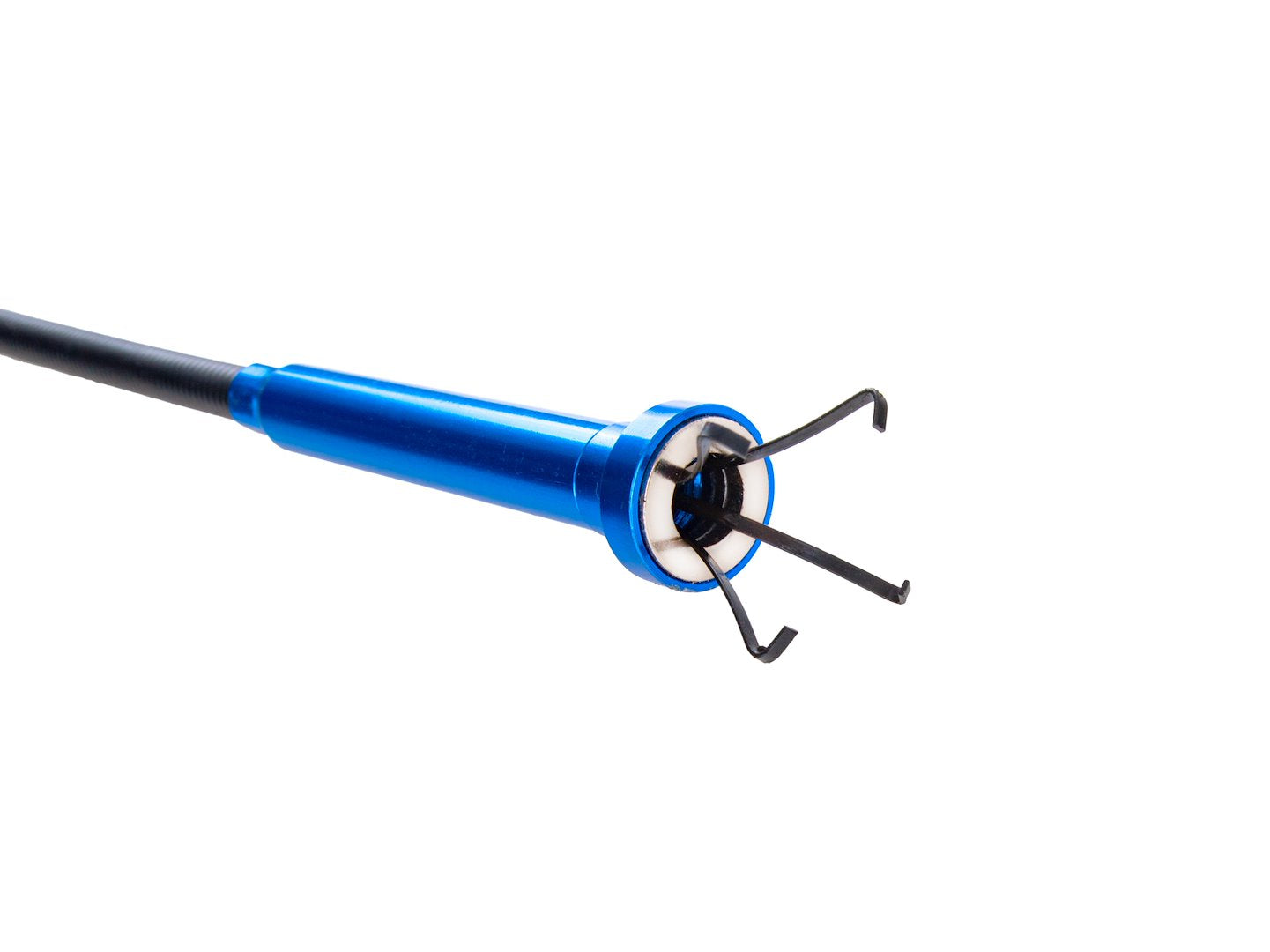 Strumento magnetico flessibile per raccogliere oggetti di ferro, strumento magnetico flessibile per la raccolta di piccole parti, raccoglitore di oggetti metallici, ideale per garage, auto e fai da te, a 4 artigli e LED, acciaio Cr-V e alluminio