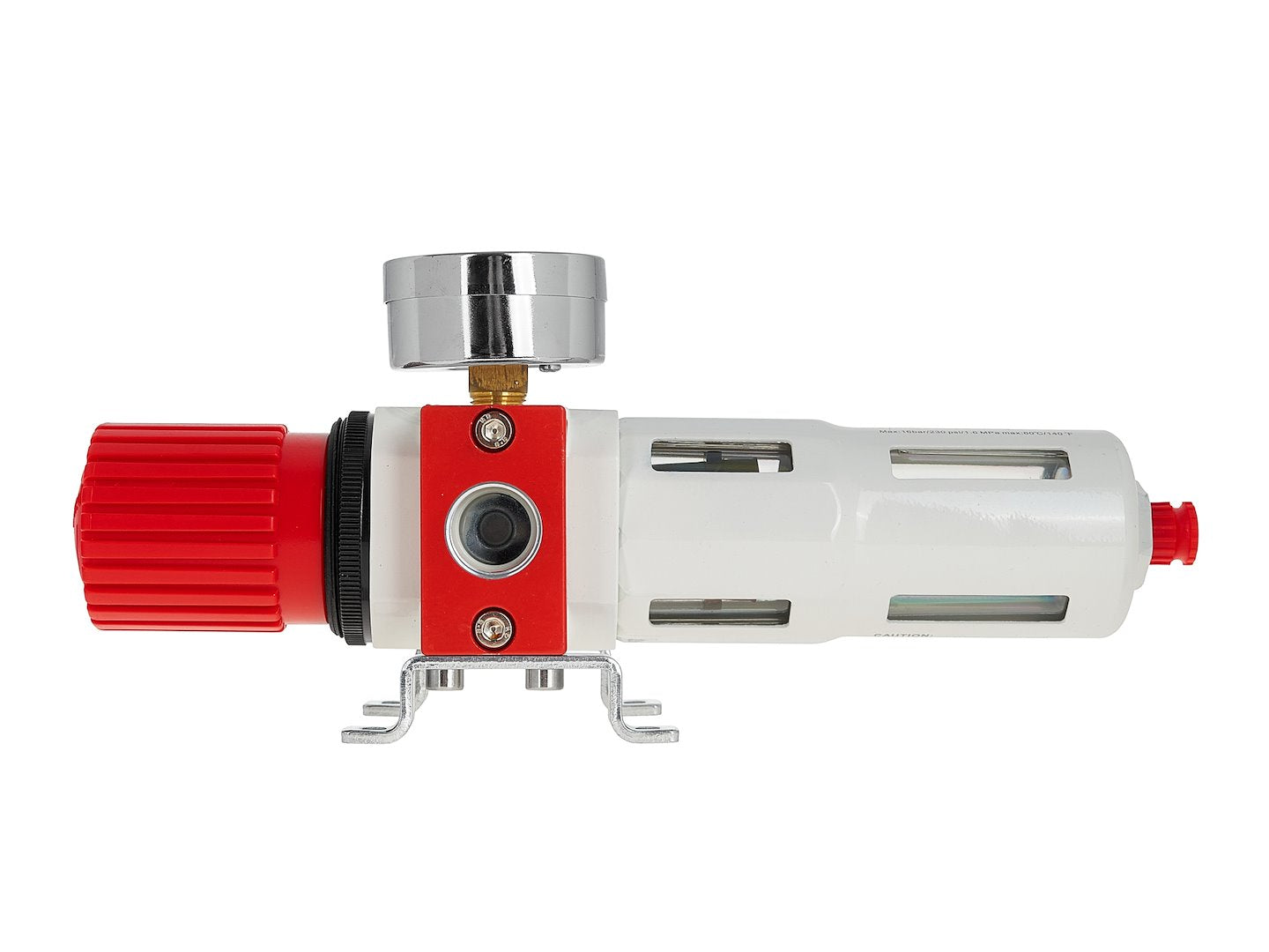 Filtro aria con regolatore di pressione del separatore d'acqua, regolatore del compressore d'aria con valvola di riduzione della pressione e manometro, accessorio per utensili pneumatici, 1/2 Tvardy