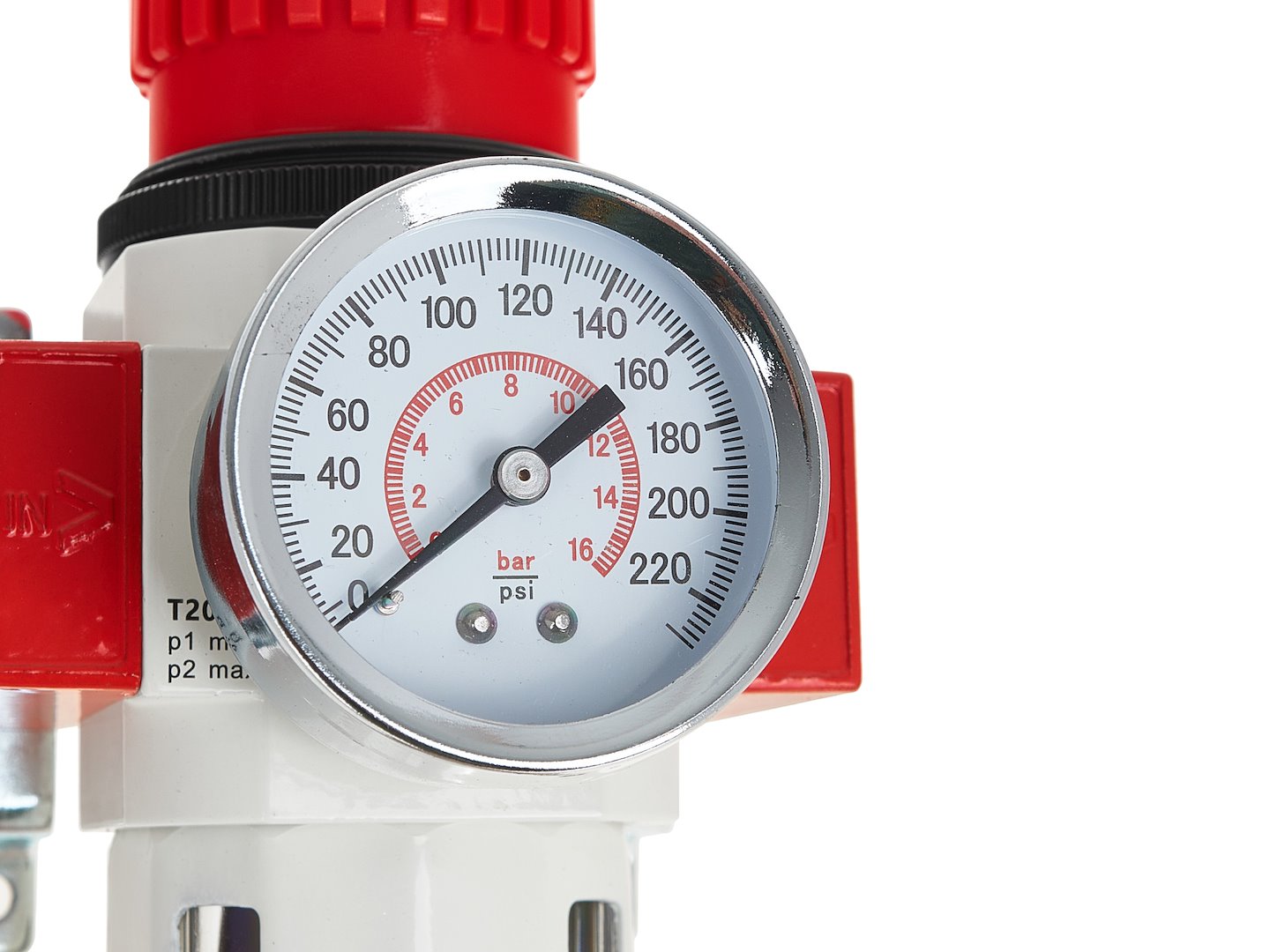 Filtro aria con regolatore di pressione del separatore d'acqua, regolatore del compressore d'aria con valvola di riduzione della pressione e manometro, accessorio per utensili pneumatici, 1/2 Tvardy