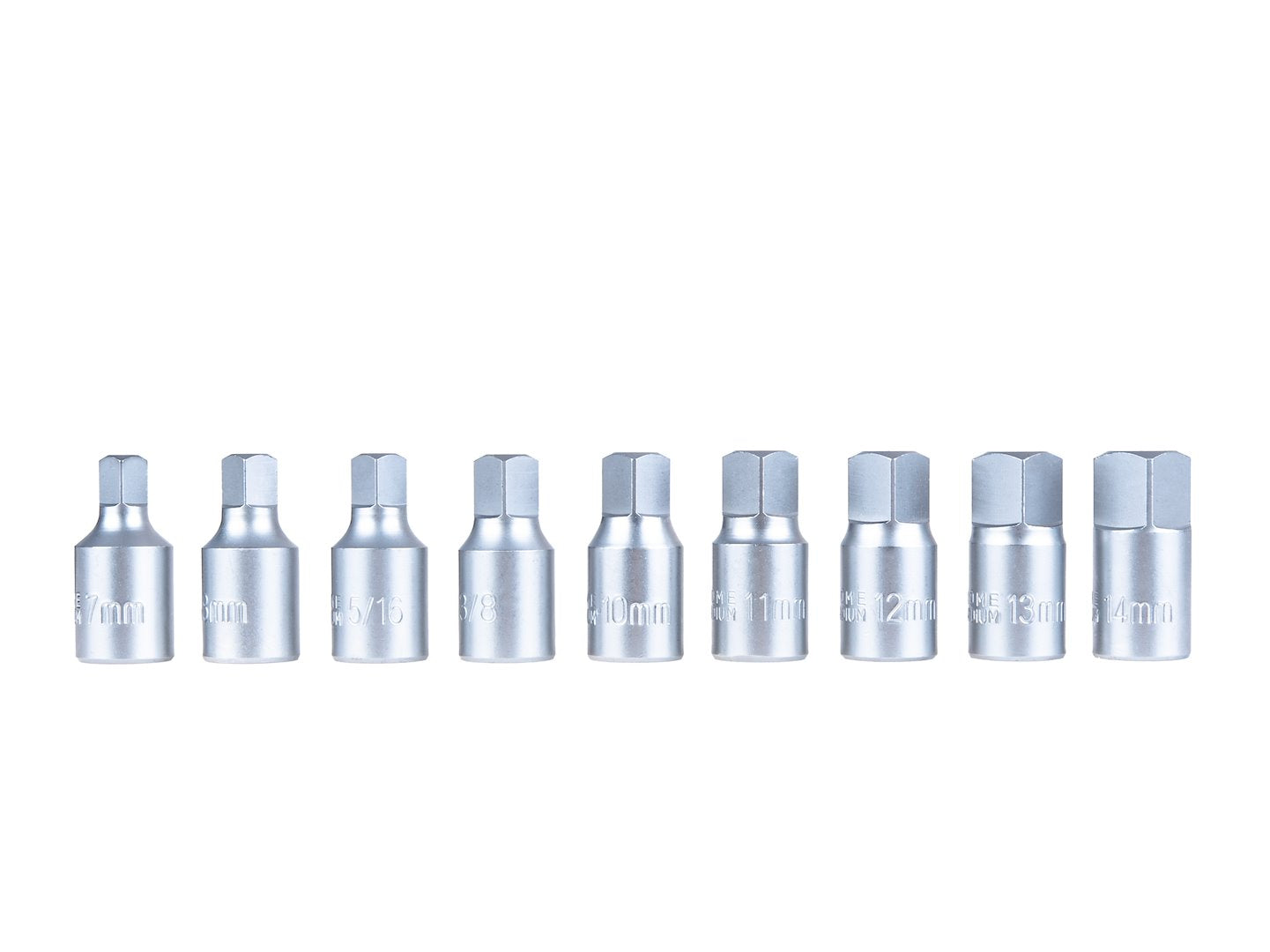 Set chiavi bussole, set olio tappo di scarico noci con un quadro scorrevole, kit chiavi a bussola per tappo della coppa dell'olio 5/16”3/8”, 23 pezzi, in acciaio Cr-V